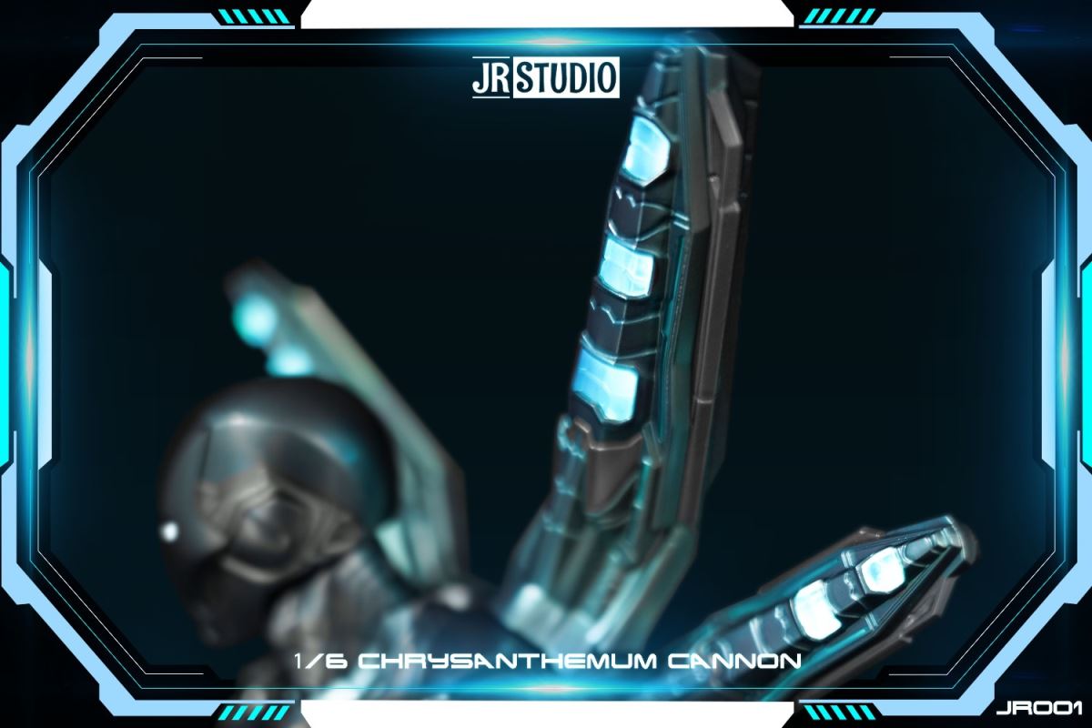 MK85 holographic image version Chrysanthemum cannon laser transmitter luminous version 1/6