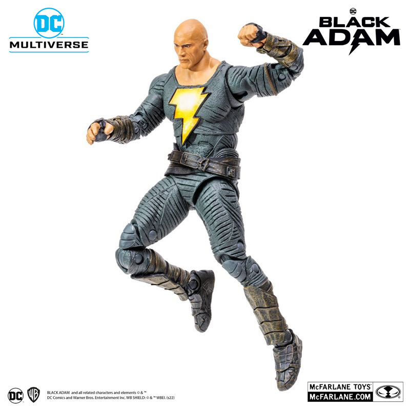 DC Multiverse 7 Inch Action Figure #188 Black Adam (w/Throne)