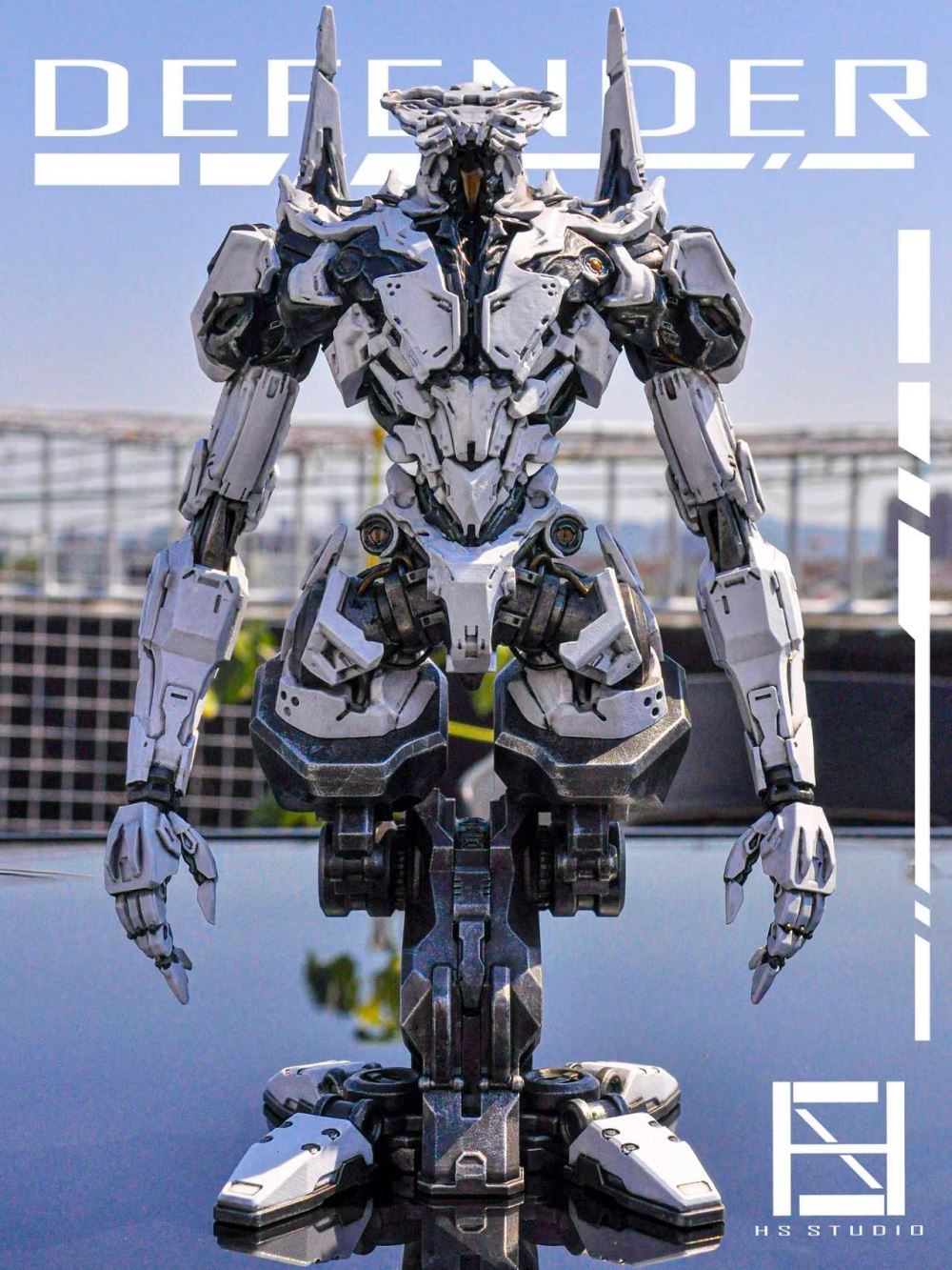 Defender Bust Statue - Original Design