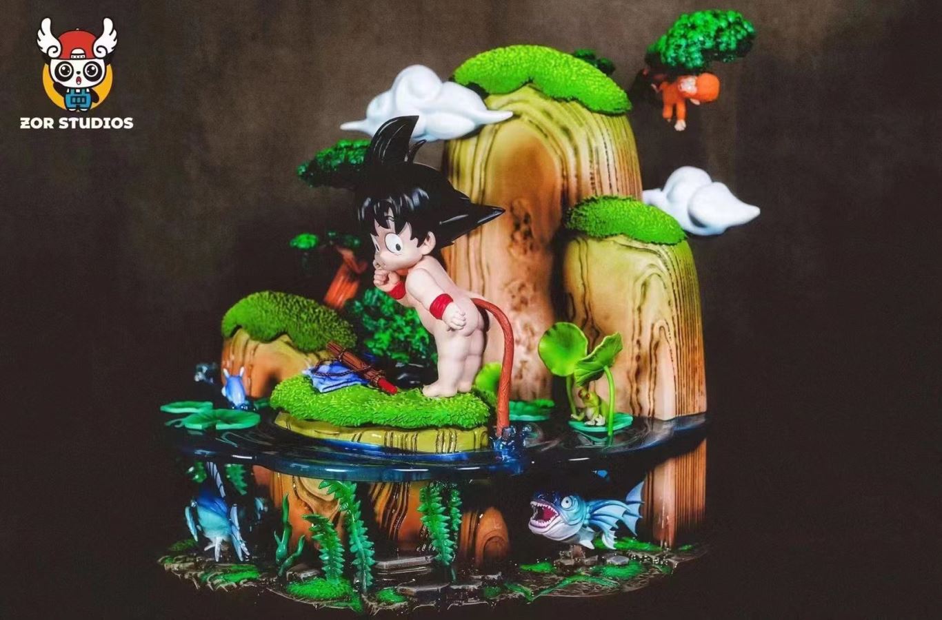 Kid Goku Fishing - Dragon Ball