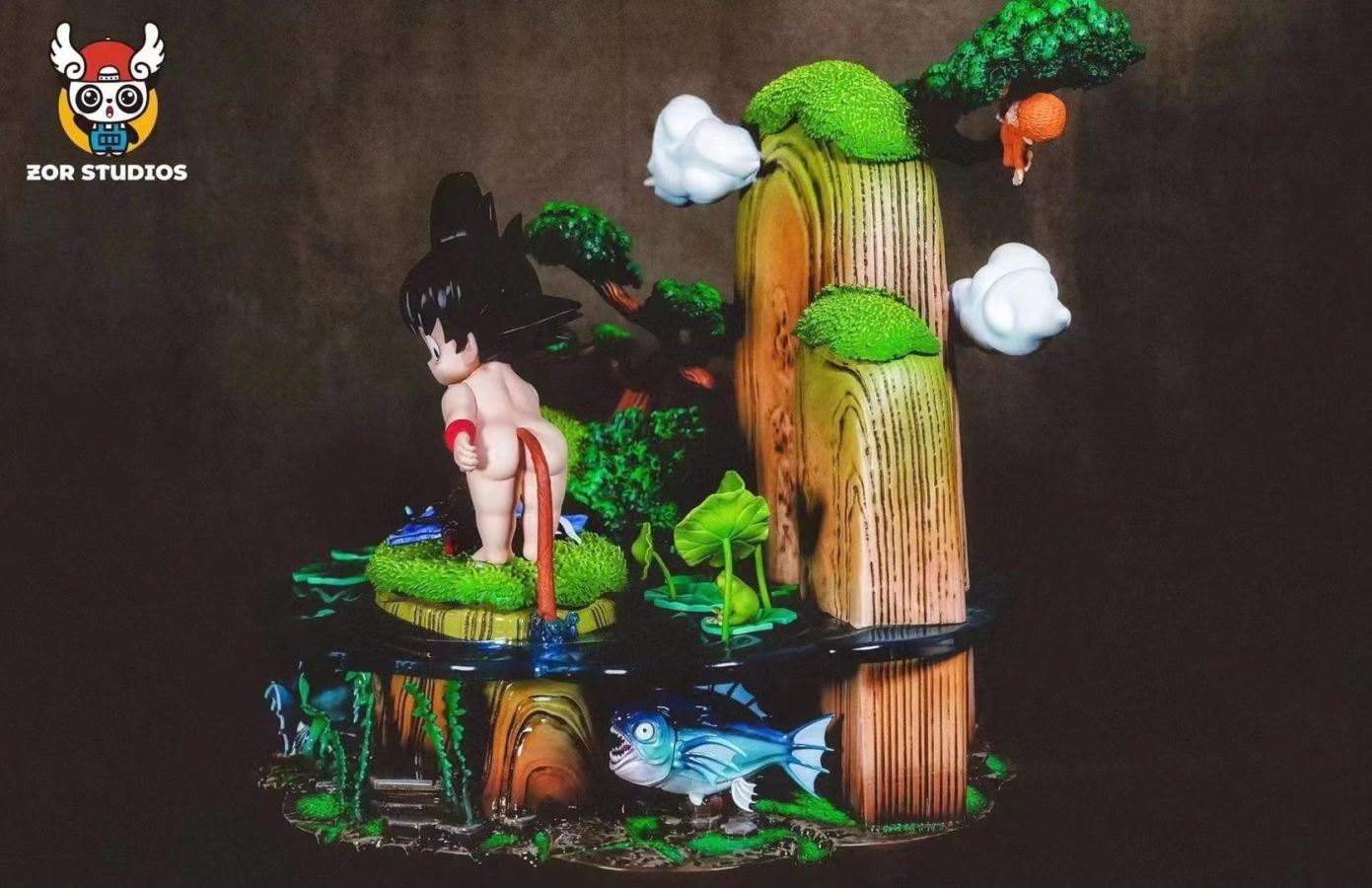 Kid Goku Fishing - Dragon Ball