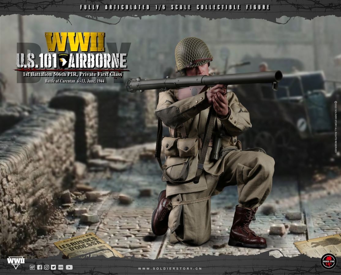 WWII U.S. 101st Airborne DIV. 1st Battalion 506th PIR, Private First Class 1/6
