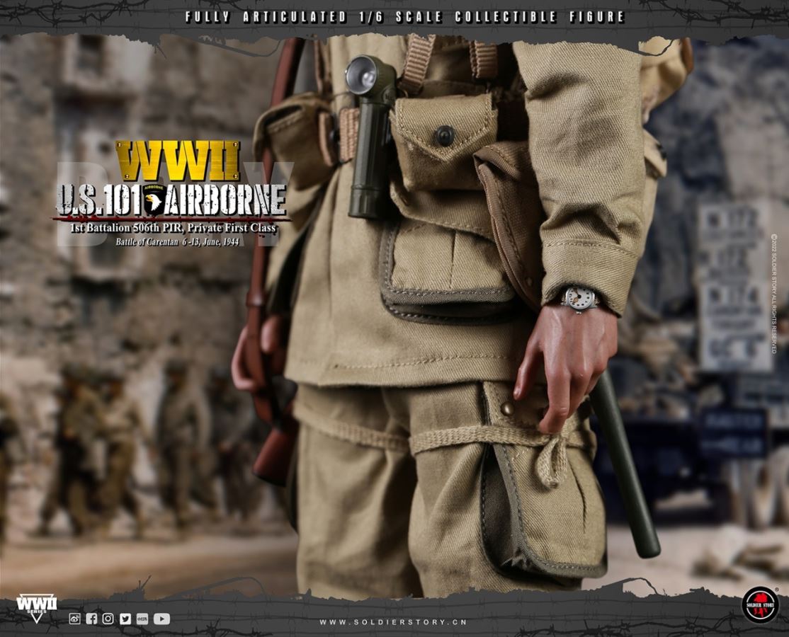 WWII U.S. 101st Airborne DIV. 1st Battalion 506th PIR, Private First Class 1/6