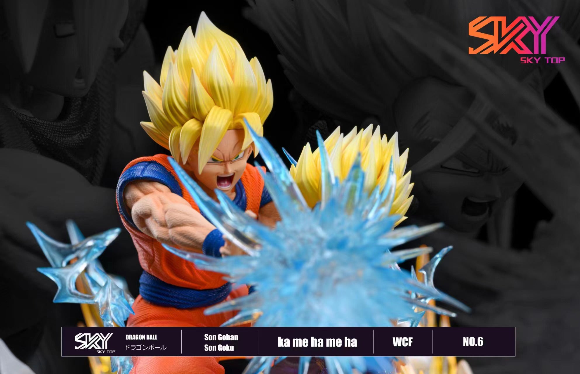 Son Gohan & Son Goku's Kamekameha with LED - Dragon Ball