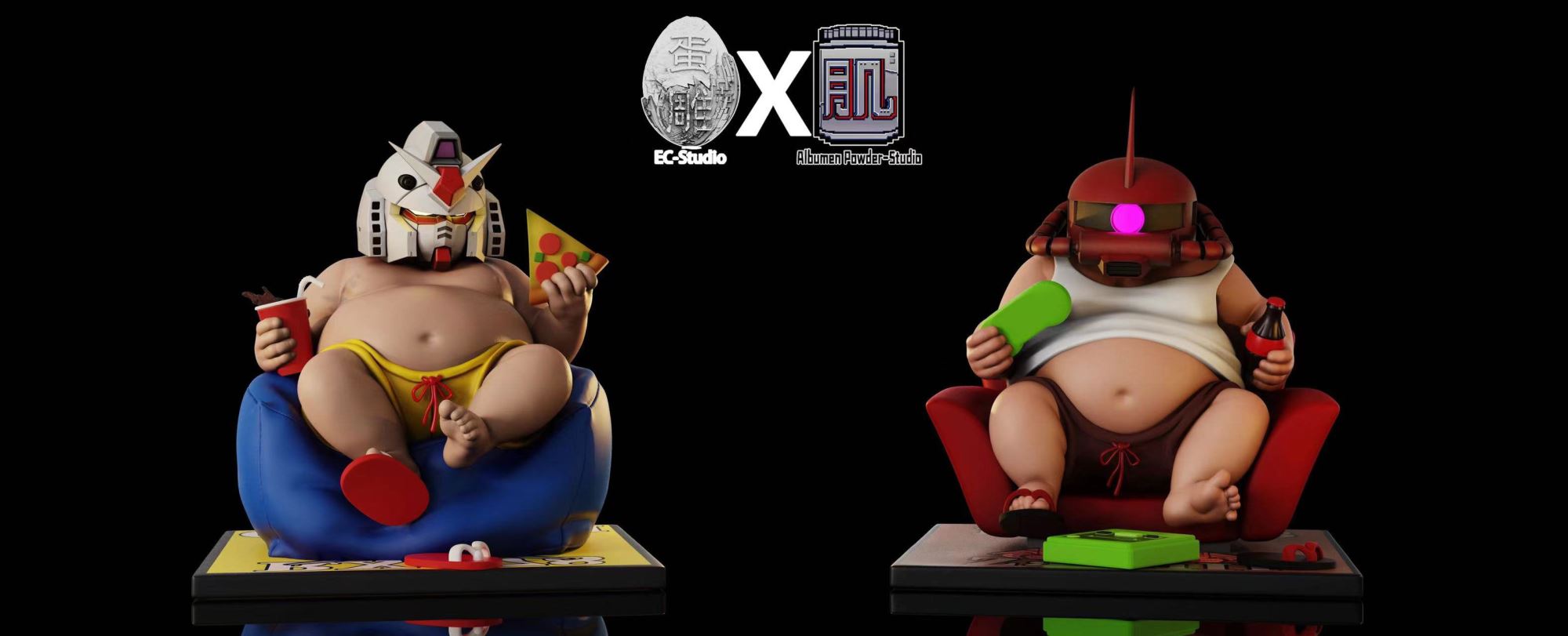 Fatty Series 02 MS-06S Zaku II - Mobile Suit Gundam SEED