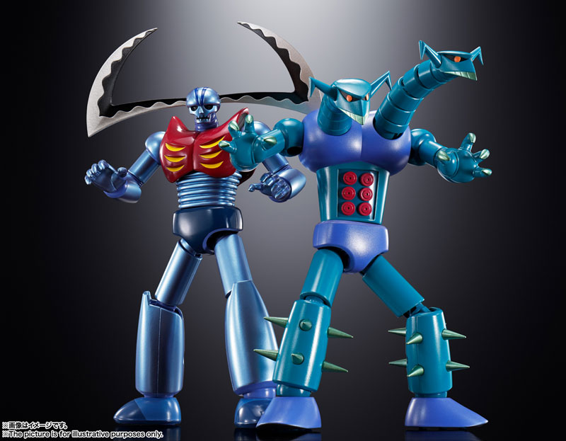 Soul of Chogokin Mechanical Beast 2pc Set GX-25R Garada K7 & GX-26R Doublas M2 Mazinger Z