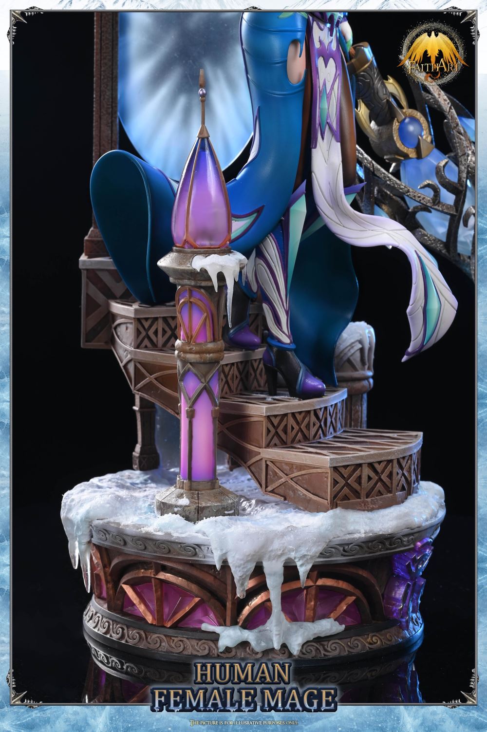 The Human Female Mega Frostfire Regalia with LED - World of Warcraft 1/4