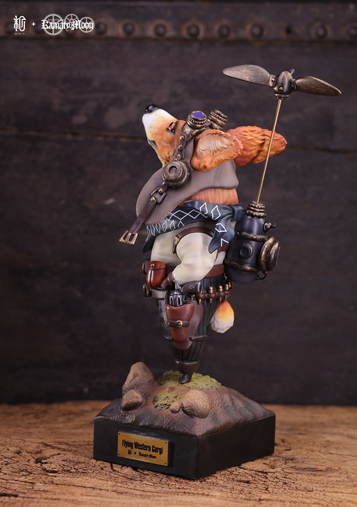 Flying Western Corgi