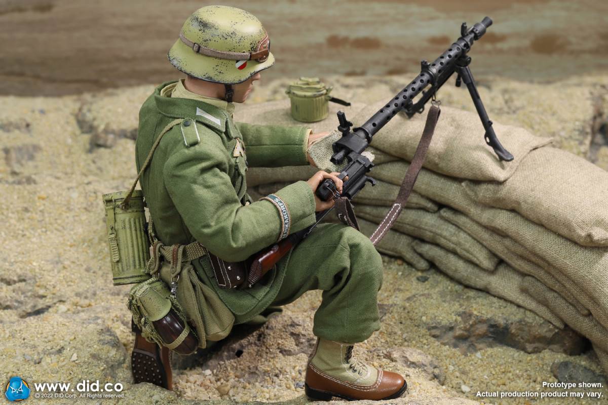 WWII North African Wehrmacht Machine Gunner - Beas 1/6