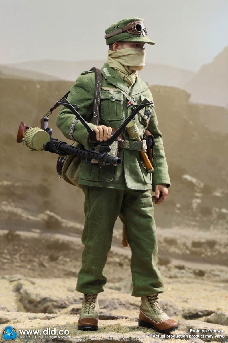 WWII North African Wehrmacht Machine Gunner - Beas 1/6