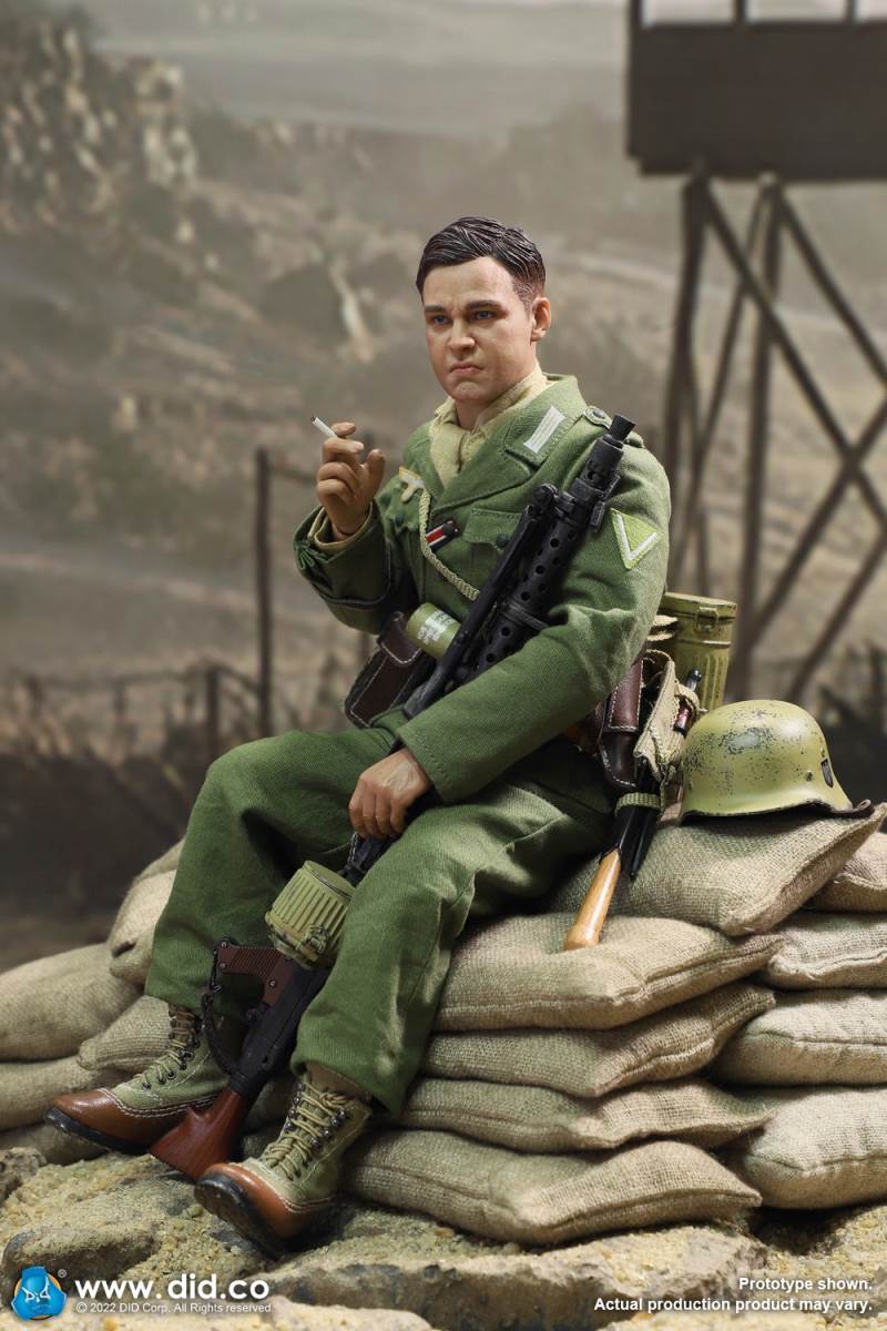 WWII North African Wehrmacht Machine Gunner - Beas 1/6