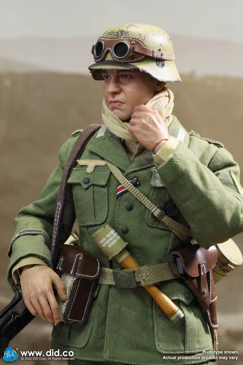 WWII North African Wehrmacht Machine Gunner - Beas 1/6