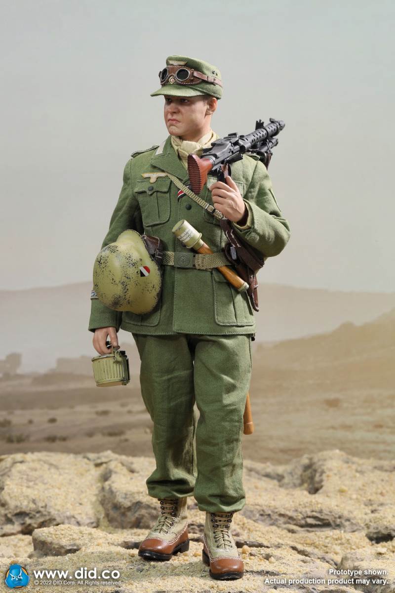 WWII North African Wehrmacht Machine Gunner - Beas 1/6