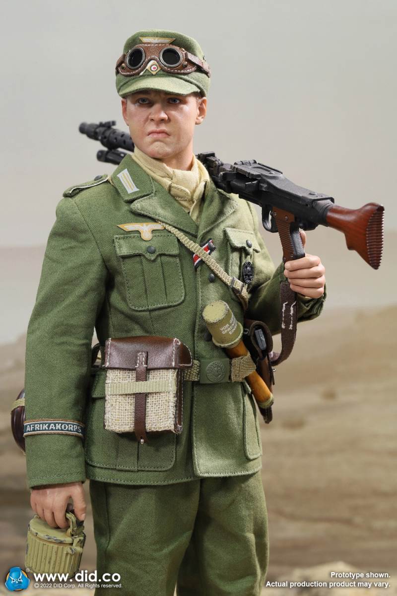 WWII North African Wehrmacht Machine Gunner - Beas 1/6