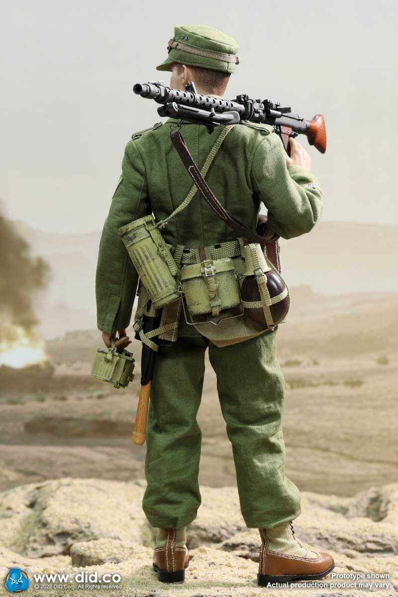WWII North African Wehrmacht Machine Gunner - Beas 1/6
