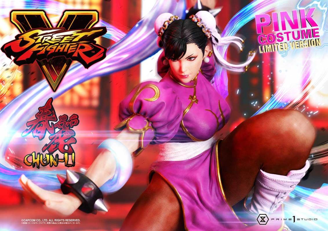 Street Fighter V Chun-Li Pink Costume