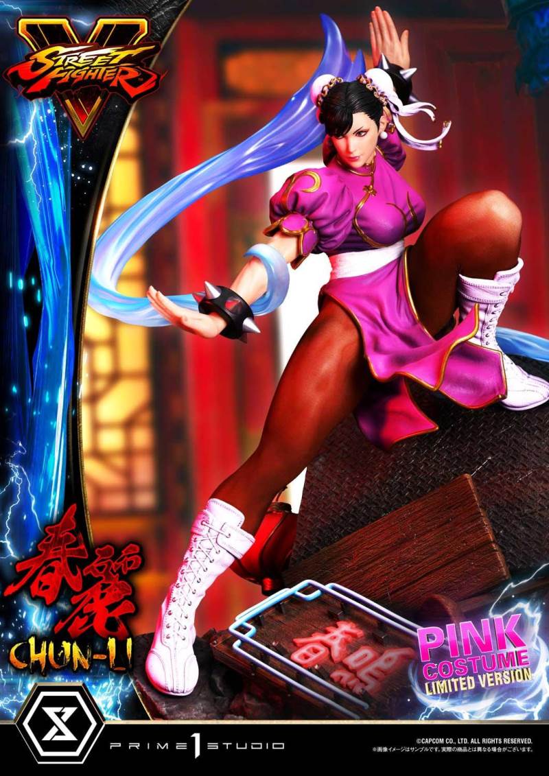 Street Fighter V Chun-Li Pink Costume
