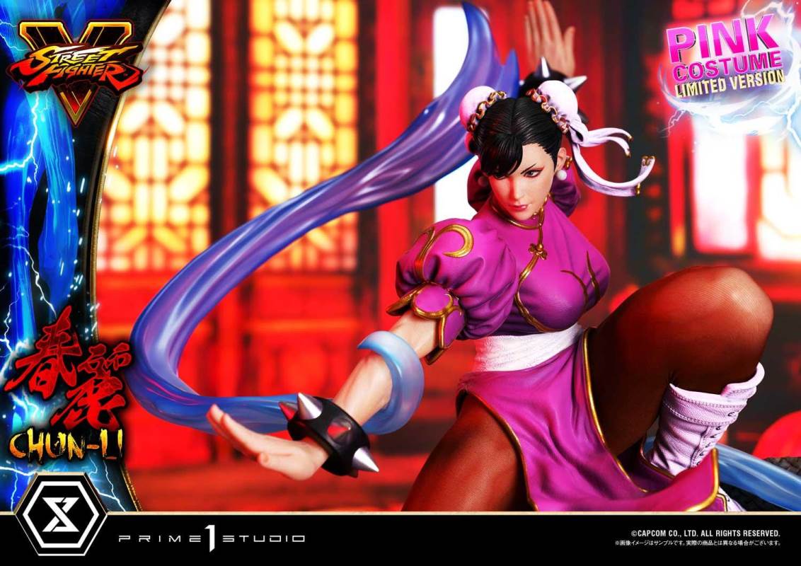 Street Fighter V Chun-Li Pink Costume
