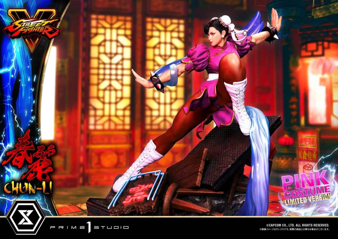 Street Fighter V Chun-Li Pink Costume