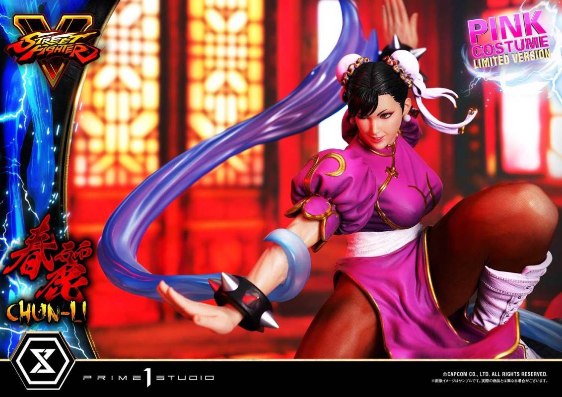 Street Fighter V Chun-Li Pink Costume
