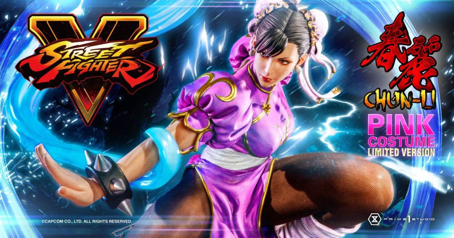 Street Fighter V Chun-Li Pink Costume