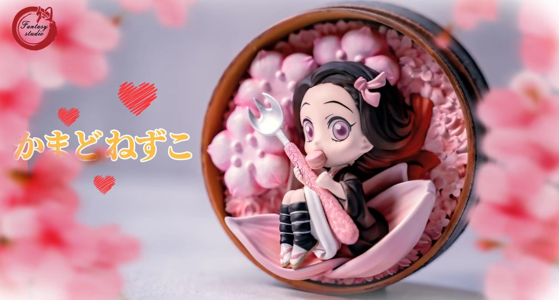 Macaron Sakura Nezuko - Demon Slayer