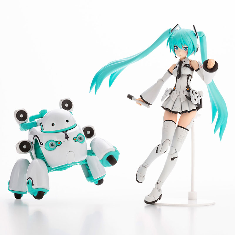 Frame Arms Girl FRAME MUSIC GIRL HATSUNE MIKU [MARUTTOYS Ver.] with TAMOTU [MIKU Ver.]