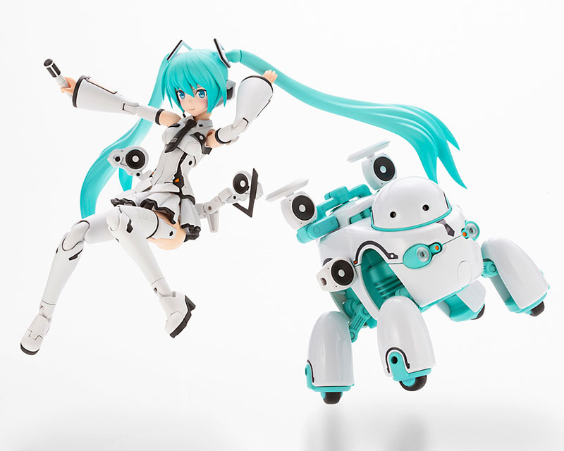 Frame Arms Girl FRAME MUSIC GIRL HATSUNE MIKU [MARUTTOYS Ver.] with TAMOTU [MIKU Ver.]