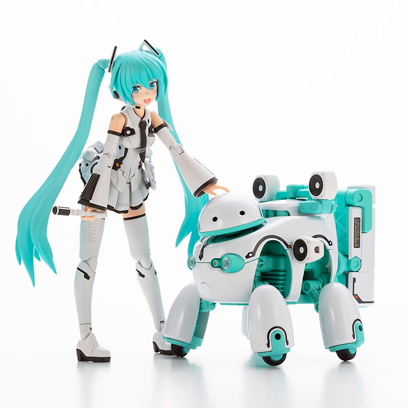 Frame Arms Girl FRAME MUSIC GIRL HATSUNE MIKU [MARUTTOYS Ver.] with TAMOTU [MIKU Ver.]