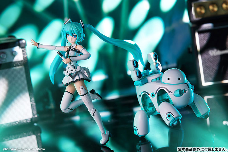 Frame Arms Girl FRAME MUSIC GIRL HATSUNE MIKU [MARUTTOYS Ver.] with TAMOTU [MIKU Ver.]