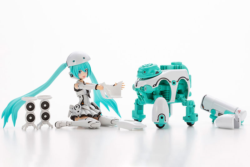 Frame Arms Girl FRAME MUSIC GIRL HATSUNE MIKU [MARUTTOYS Ver.] with TAMOTU [MIKU Ver.]