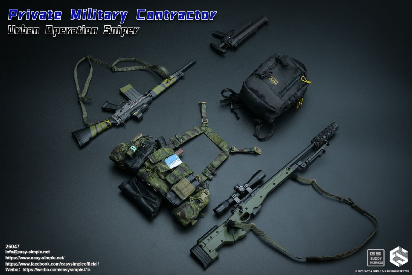 Private Military Contractor Urban Sniper/PMC 1/6