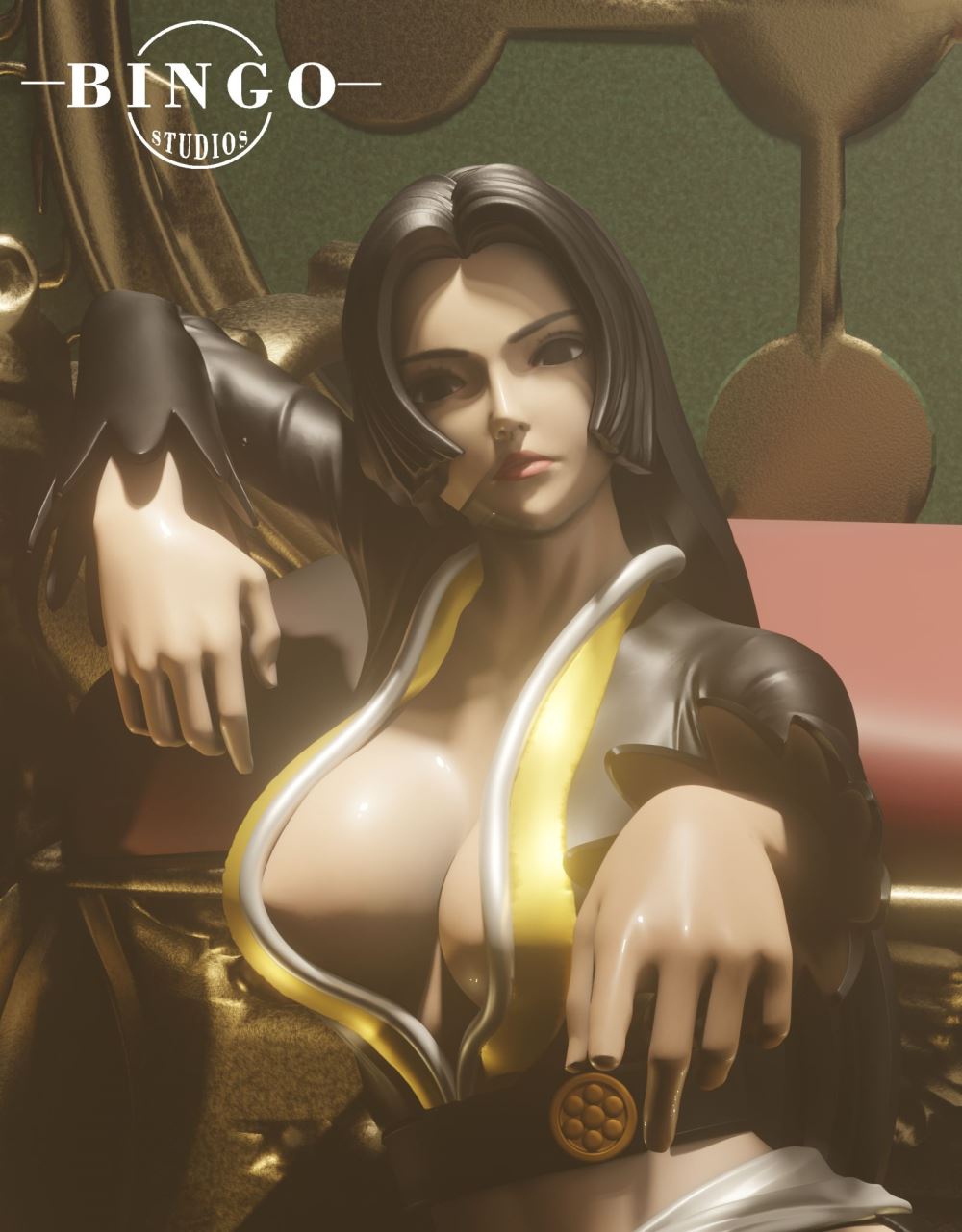 Luffy & Boa Hancock - One Piece