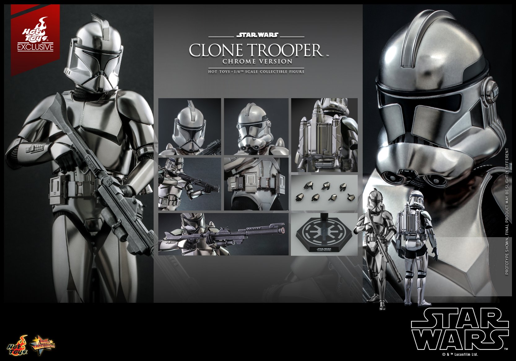 Wars Special Edition - Clone Stormtrooper Electroplating Silver 1/6