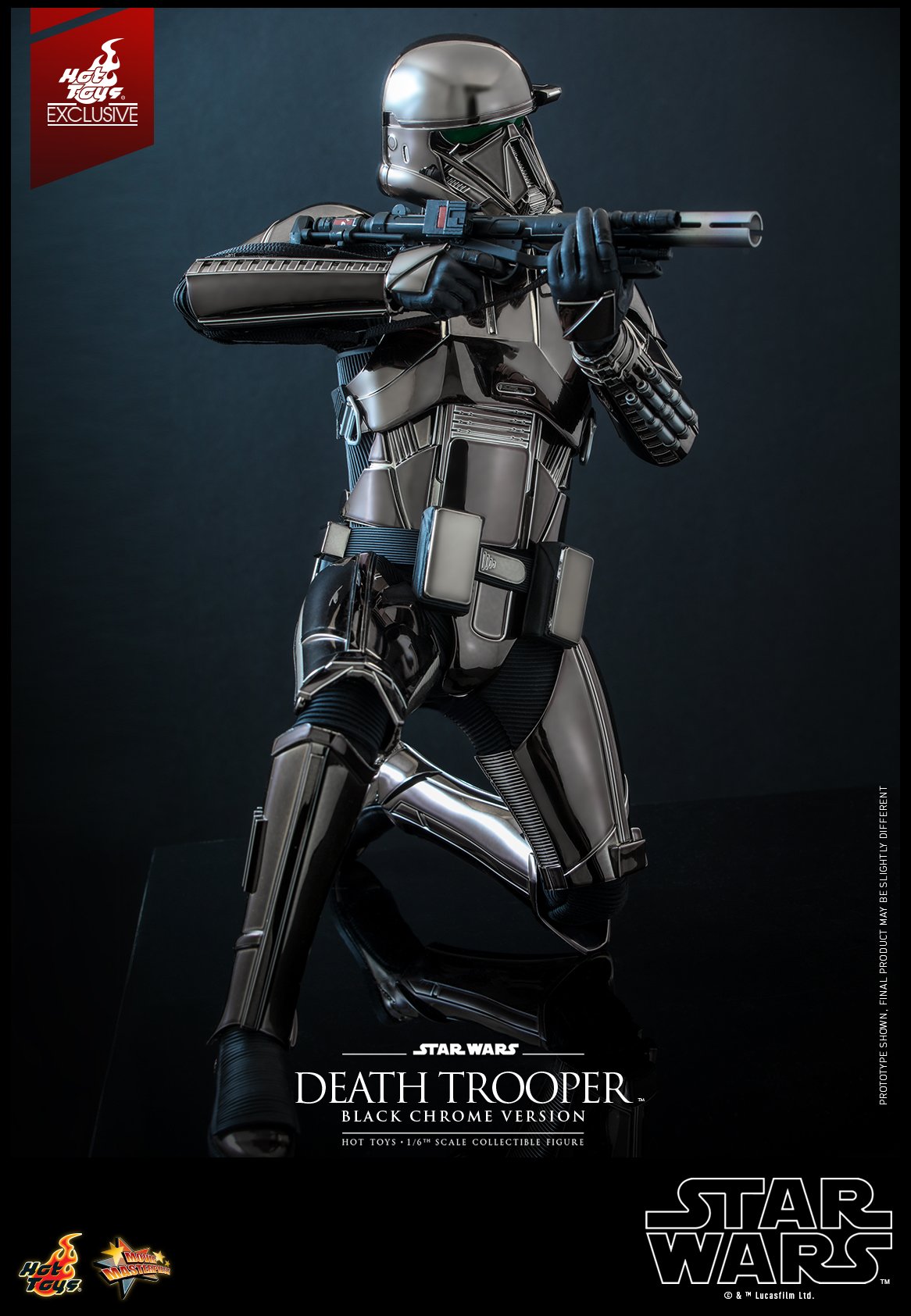 Star Wars Special Edition - Death Soldier Electroplating Black 1/6