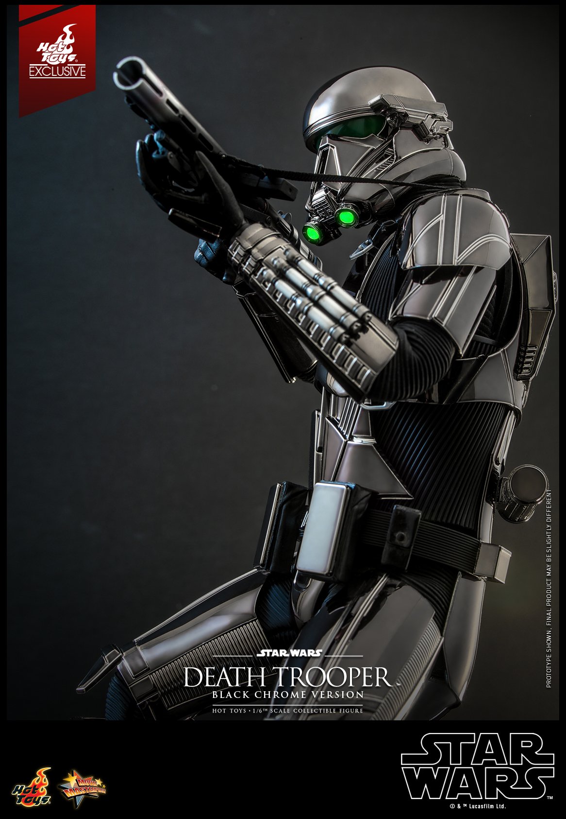 Star Wars Special Edition - Death Soldier Electroplating Black 1/6