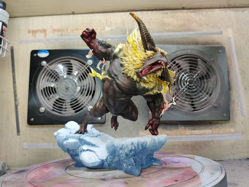 Monster Hunter Icefield Furious Golden Lion