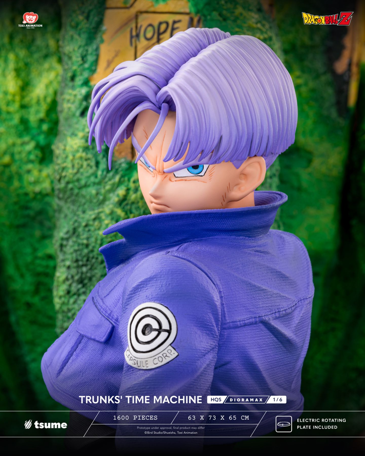 Dragon Ball Z - Trunks' Time Machine HQS Dioramax 1/6