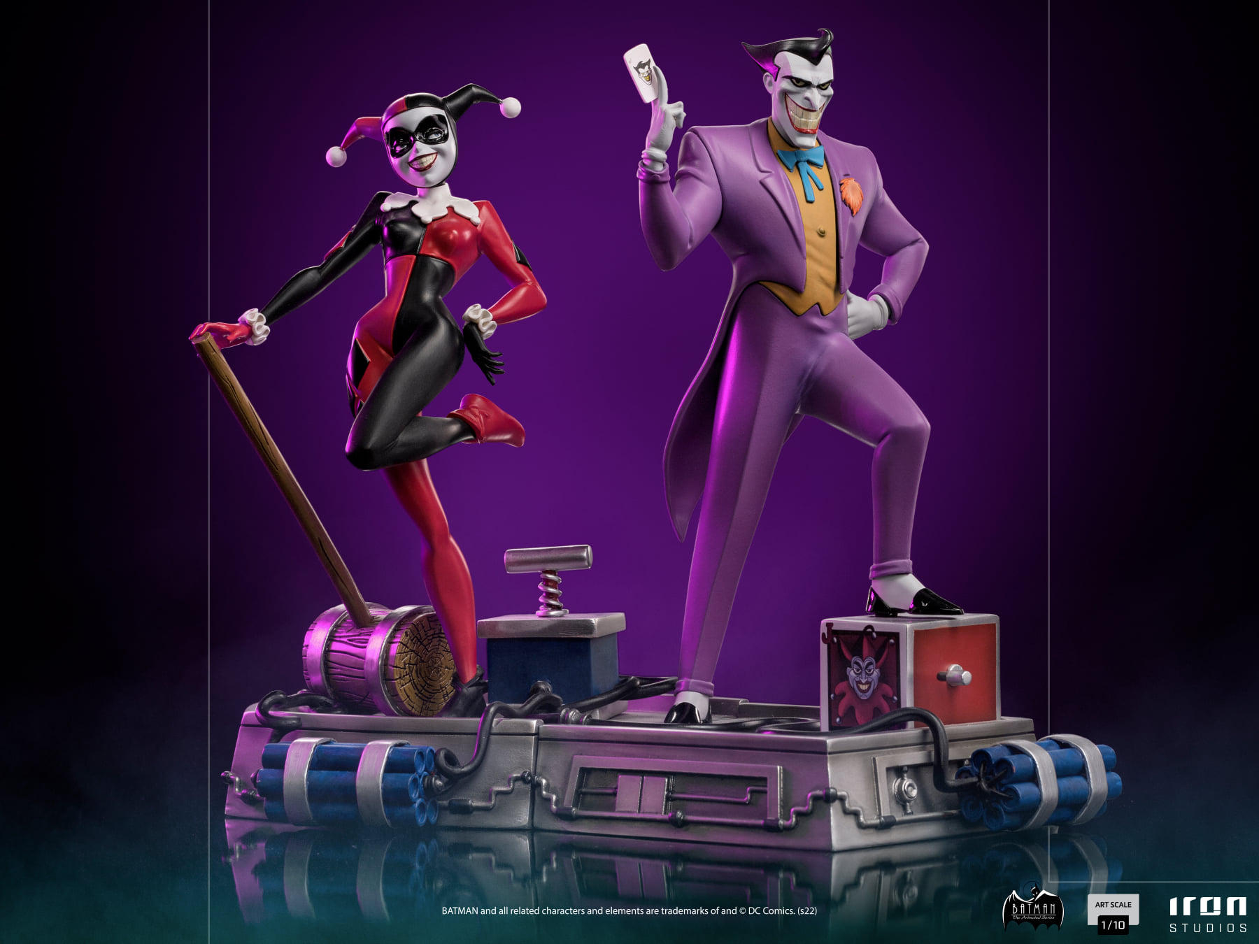 Harley Quinn & Joker Clown 1/10