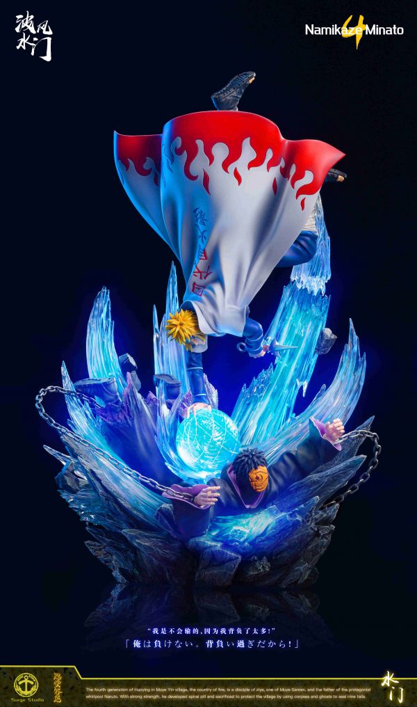 Minato Namikaze vs Obito - Naruto