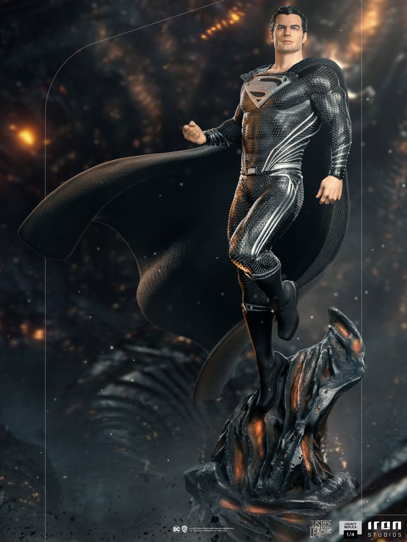 Superman Black Suit - Zack Snyder's Justice League – Legacy Replica 1/4