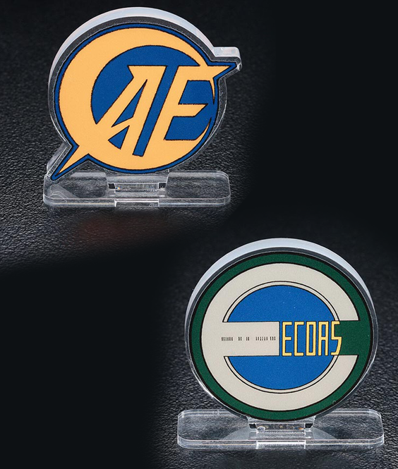 Acrylic Logo Display EX Mobile Suit Gundam UC Anaheim Electronics Mark & Echoes Mark