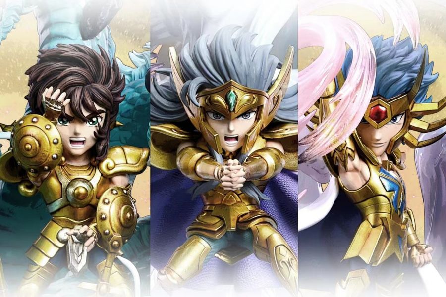 Gold Saint Seiya Series Libra & Aquarius & Cancer