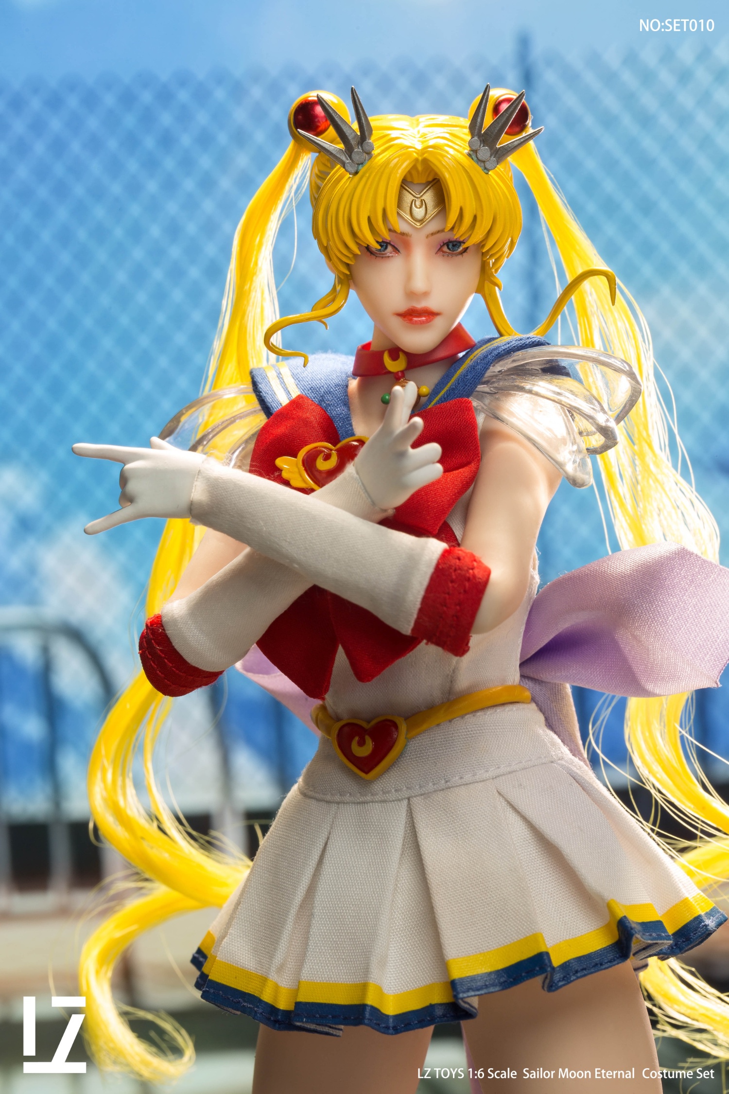 Moon Warrior Head Carving Costume 1/6