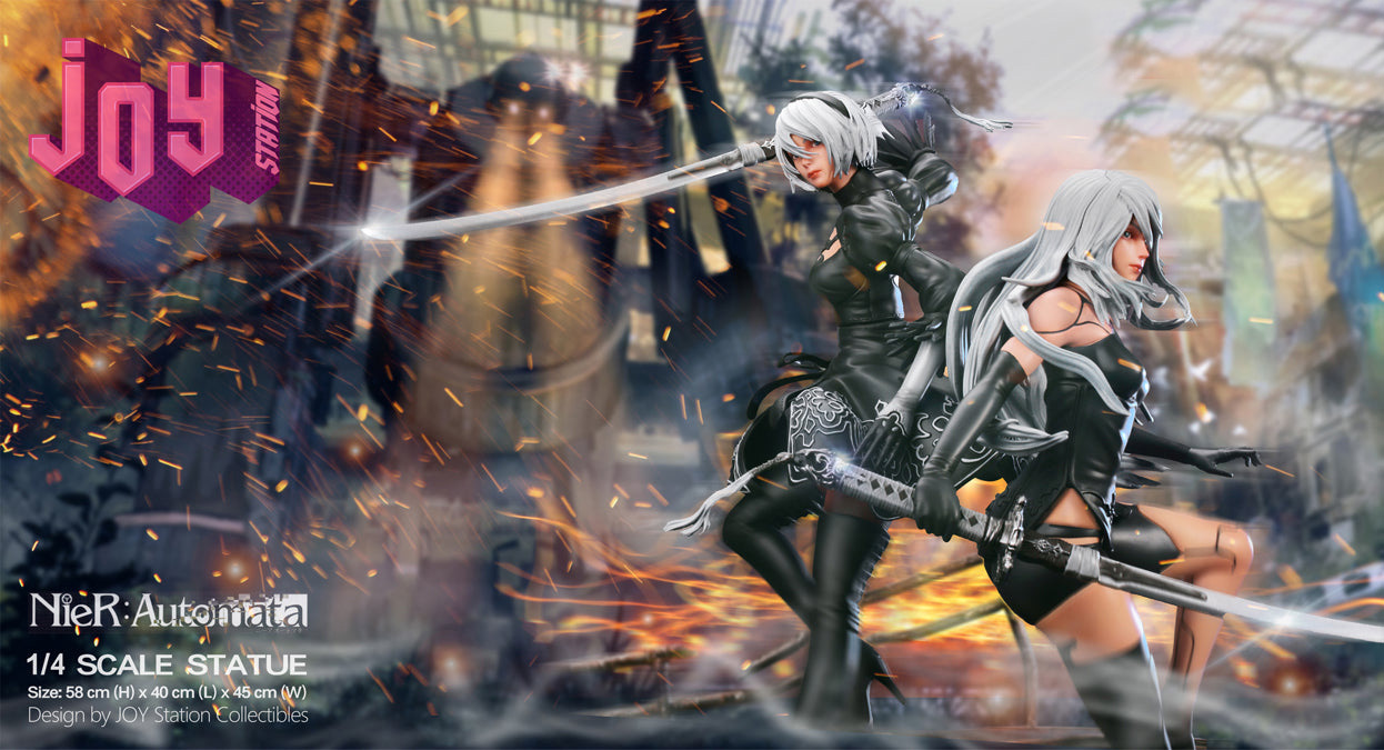 YoRHa No.2 Type B & YoRHa Type A No.2 Battle Duos with LED - NieR:Automata 1/4