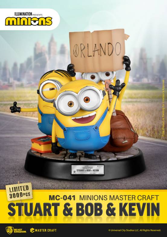 Minions Extreme Craftsman Series Stewart & Bob & Kevin