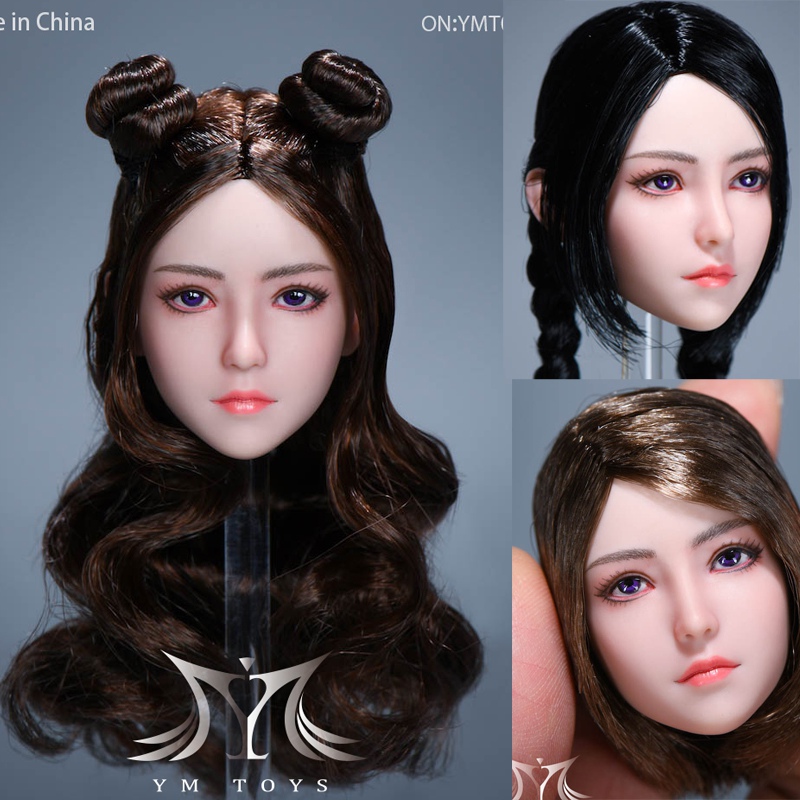 female head carving pomelo chrysanthemum Xiao Cang 1/6