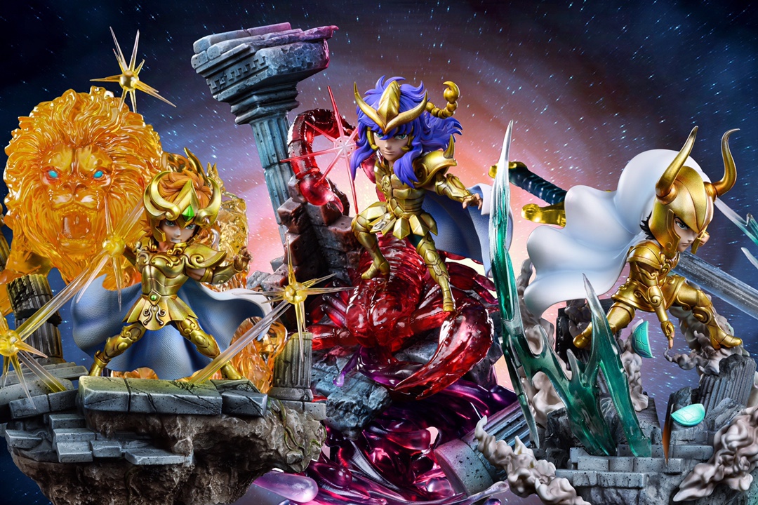 Leo Aiolia / Scorpio Milo / Capricorn Shura – Saint Seiya