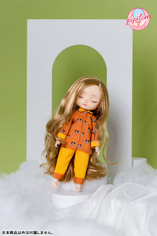 Bobee Happy at Home Orange Panda Pajamas 1/8