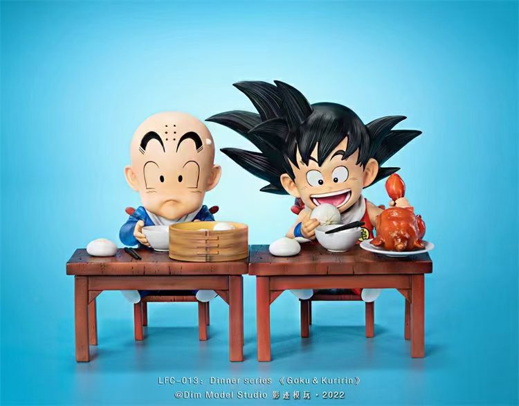 Little Goku & Krillin Mealing - Dragon Ball